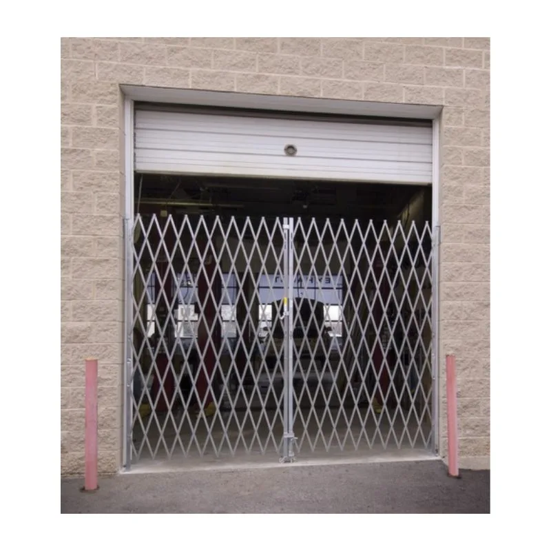 Vestil VPFG-865 Galvanized Steel Double Fold Scissor Gate