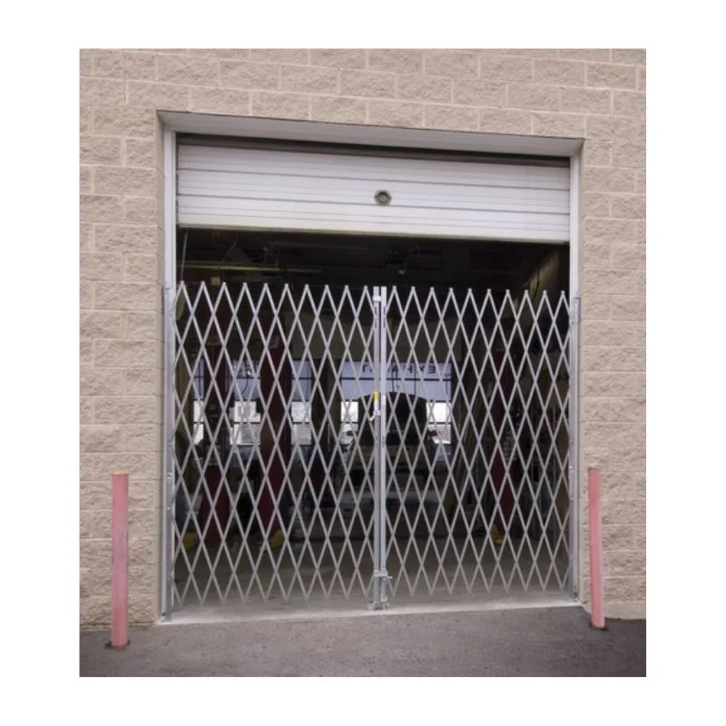 Vestil VPFG-880 Galvanized Steel Double Fold Scissor Gate