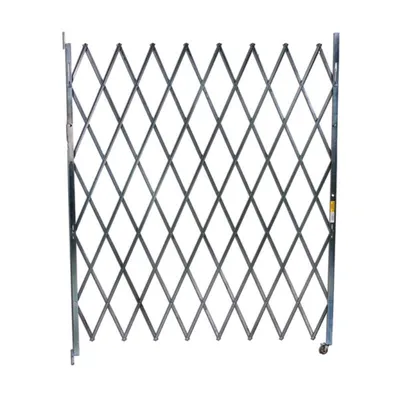 Vestil VSSG-480 Galvanized Steel Single Fold Scissor Gate