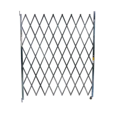 Vestil VSSG-665 Galvanized Steel Single Fold Scissor Gate