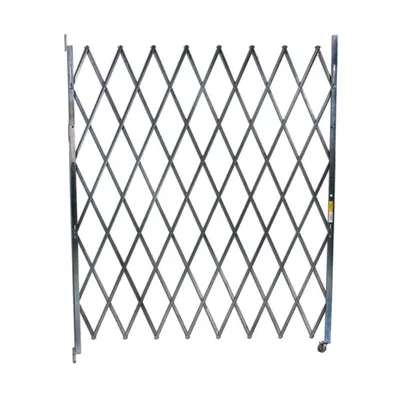 Vestil VSSG-670 Galvanized Steel Single Fold Scissor Gate