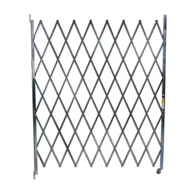 Vestil VSSG-765 Galvanized Steel Single Fold Scissor Gate