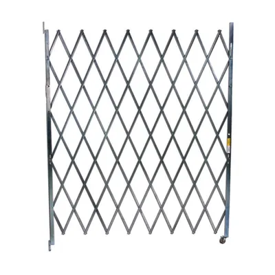 Vestil VSSG-780 Galvanized Steel Single Fold Scissor Gate