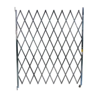 Vestil VSSG-880 Galvanized Steel Single Fold Scissor Gate