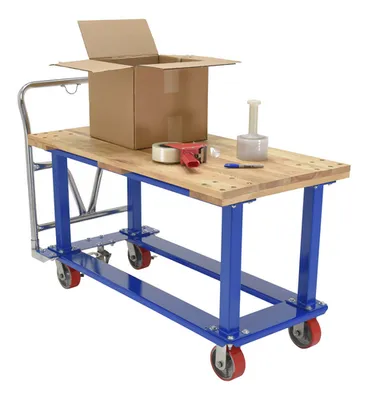 Vestil WHPT-2448-WT Steel Work Height Platform Truck 6