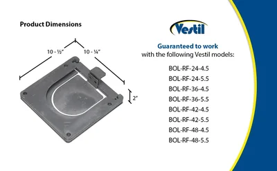 Vestil BOL-RF-BASE Removable Bollard Base Additional - product feature image