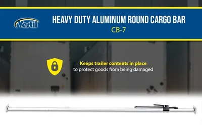 Vestil CB-7 Heavy Duty Aluminum Round Cargo Bar - product feature image