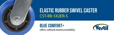 Vestil CST-BB-5X2ER-S Elastic Rubber Swivel Caster - product feature image