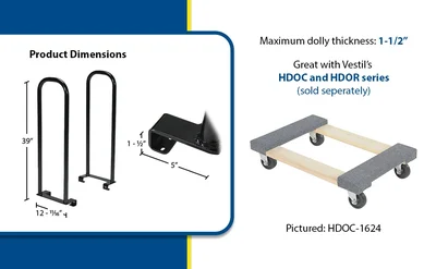 Vestil D-CNVR-250 Steel Dolly Converter - product feature image
