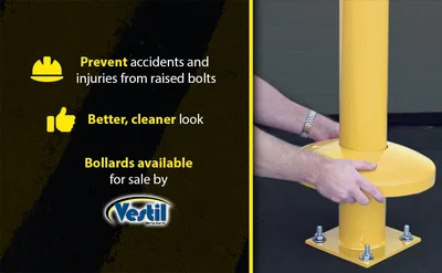 Vestil DOME-4.5-BOX Steel Protective Dome Cover - product feature image