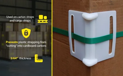 Vestil EDGE-P5 Plastic Edge Guards - product feature image