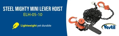 Vestil ELH-05-10 Steel Mighty Mini Lever Hoist - product feature image