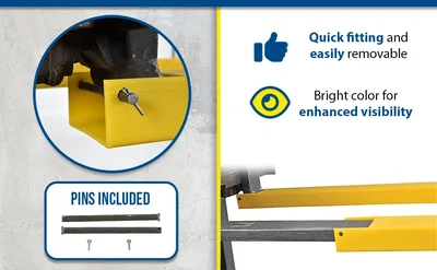 Vestil F5-60 Polyethylene Fork Blade Protectors - product feature image