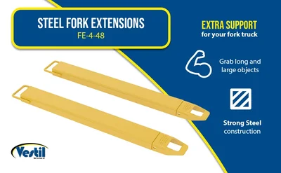 Vestil FE-4-48 Steel Fork Extensions - product feature image