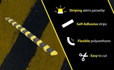 Vestil FEG-B Polyurethane Foam Edge Guard - product feature image