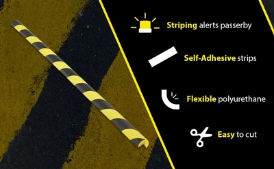 Vestil FEG-D Polyurethane Foam Edge Guard - product feature image