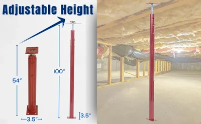Vestil FJB-100 Basement Floor Jack - product feature image