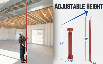 Vestil FJB-150 Basement Floor Jack - product feature image