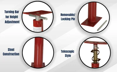 Vestil FJB-16 Basement Floor Jack - product feature image