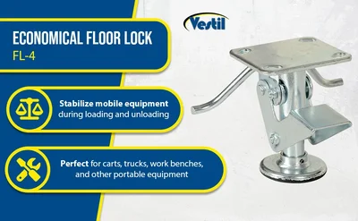 Vestil FL-4 Steel Floor Lock - product feature image