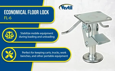 Vestil FL-6 Economical Floor Lock - product feature image