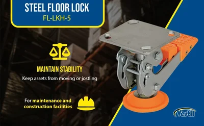 Vestil FL-LKH-5 Steel Floor Lock - product feature image
