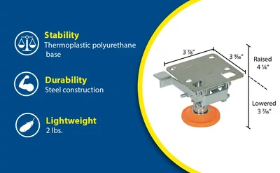 Vestil FL-LKL-3 Steel Floor Lock - product feature image