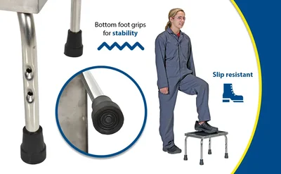 Vestil FT-SS-1 Stainless Steel Foot Stool - product feature image