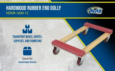 Vestil HDOR-1830-12 Hardwood Dolly - product feature image