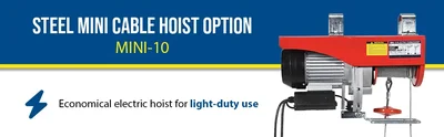 Vestil MINI-10 Steel Mini Cable Hoist Option - product feature image