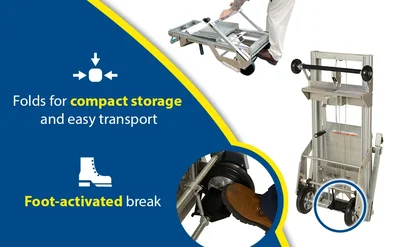 Vestil PALL-200 Aluminum Portable Load Lifter - product feature image