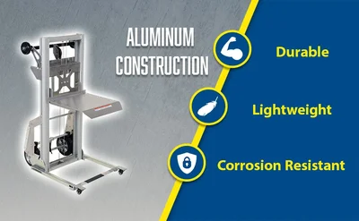 Vestil PALL-200 Aluminum Portable Load Lifter - product feature image