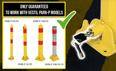 Vestil PARK-P-108-FD-KEY Replacement Keys - product feature image