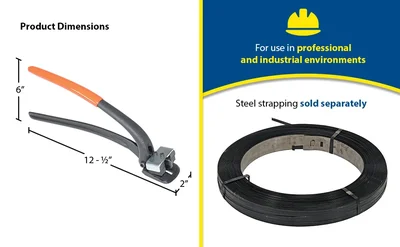 Vestil PKG-C-125 Steel Strapping Cutter - product feature image