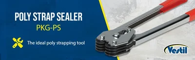 Vestil PKG-PS Poly Strap Sealer - product feature image