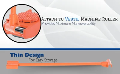 Vestil VHMH-TB-2 Steel Turning Bar Handle - product feature image