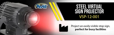 Vestil VSP-12-001 Steel Virtual Sign Projector - product feature image