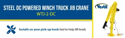 Vestil WTJ-2-DC Steel DC Powered Winch Truck Jib Crane - product feature image