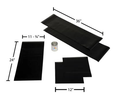 Vestil D-KIT Dock Seal Option Repair Kit - dimensional drawing