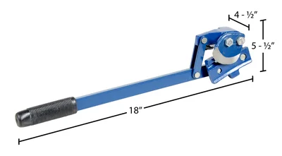 Vestil DD-9 Steel Standard Drum De Header - dimensional drawing