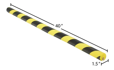 Vestil FEG-A Polyurethane Foam Edge Guard - dimensional drawing