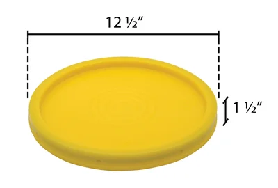 Vestil LID-54-PY High Density Polyethylene - dimensional drawing
