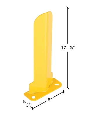 Vestil NPG4-18 Steel Low Profile Rack Guard - dimensional drawing