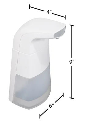 Vestil PHS-ALSD-01 Plastic Automatic Liquid Sanitizer Dispenser - dimensional drawing