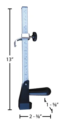 Vestil Box Sizer Cutter 13 In. Height Silver - dimensional drawing