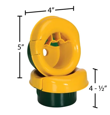 Vestil SWD-1 Plastic Fingertip Stretch Wrap Dispenser - dimensional drawing