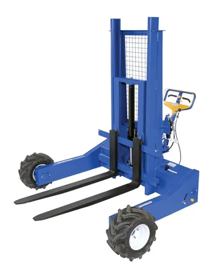 Vestil ALL-T-35-GPT-ST-L Steel 190CC Gas Powered Drive and Lift All-Terrain Pallet Truck 48 In