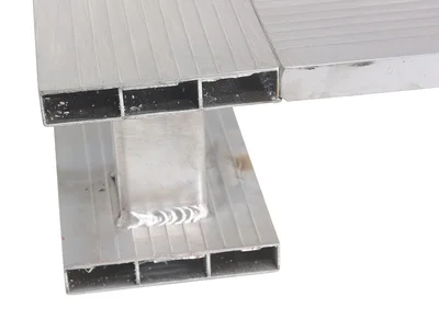 Vestil Aluminum Half Skid Bottom Pallet 23-7/8 In. x 23-7/8 In. x 5-1/16 In. 4000 Lb. Capacity Silver