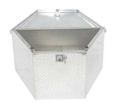 Vestil APTS-TTB-2040 Aluminum Tread Plate Trailer Tool Box 23-1/16 In