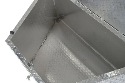 Vestil APTS-TTB-2040 Aluminum Tread Plate Trailer Tool Box 23-1/16 In
